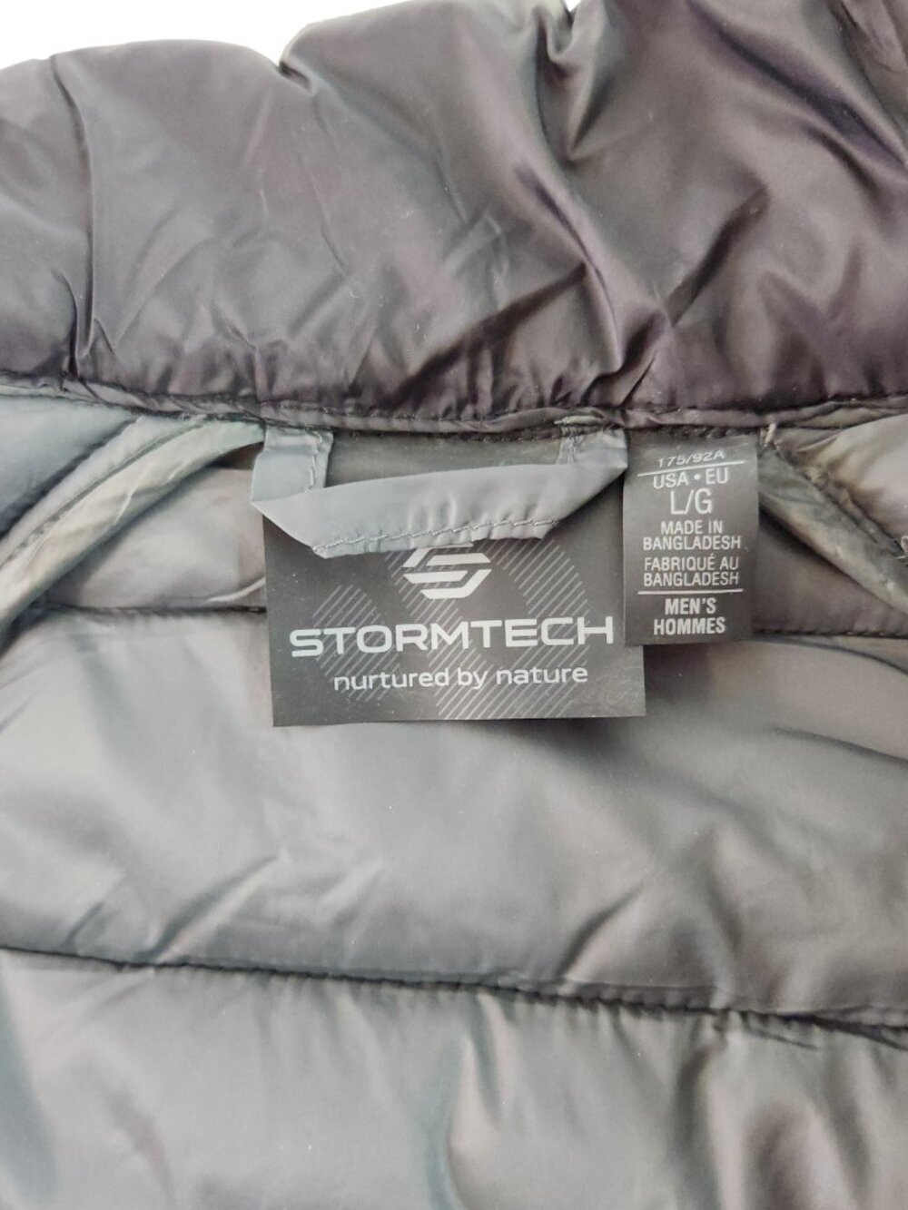 Stormtech Seaspan Packable Puffer Vest Mens Size Large Black - Picture 7 of 13